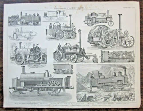 1876 locomotives traction - locomotives,