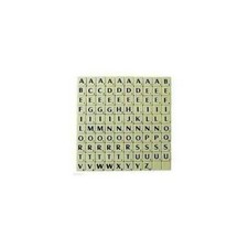 TILES IVORY/BLACK LETTERS FULL