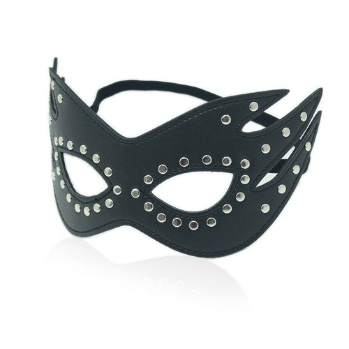 Masquerade mask faux black - masquerade,