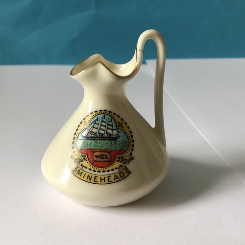 Minehead crested china - crested,