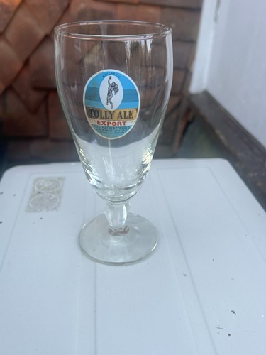 Vintage tolly ale export glass - vintage,