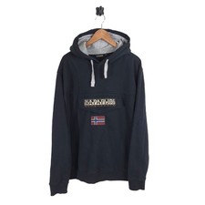 Mens Napapijri Burgee Winter Hoodie 2XL