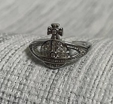 Silver Vivienne Westwood Ring Single Open Band Silver Ring