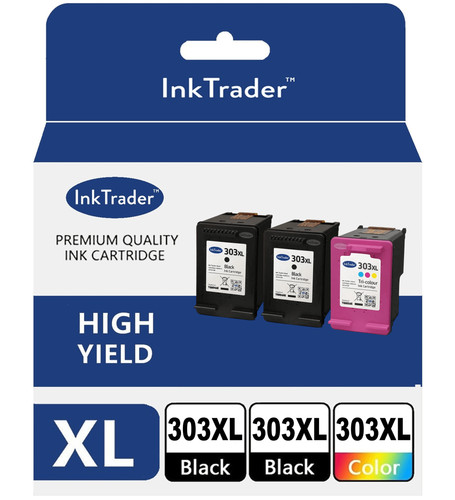 Refilled 303xl black - black, /