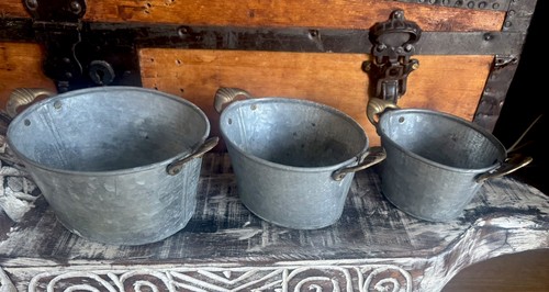 Vintage galvanised metal - galvanised,