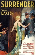 Surrender DVD - Warner Baxter dir. Howard Vintage pre-Code Drama Film 1931
