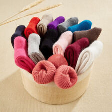 New Women  Pure Wool Cashmere Socks Thermal Thick Boot Multicolor Winter
