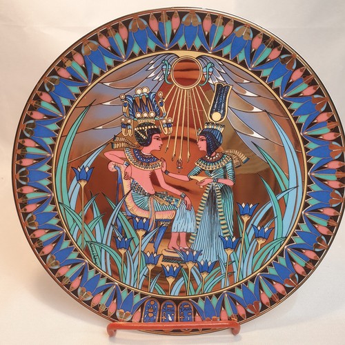 Porcelain plate tutankhamun - porcelain, "tutankhamun