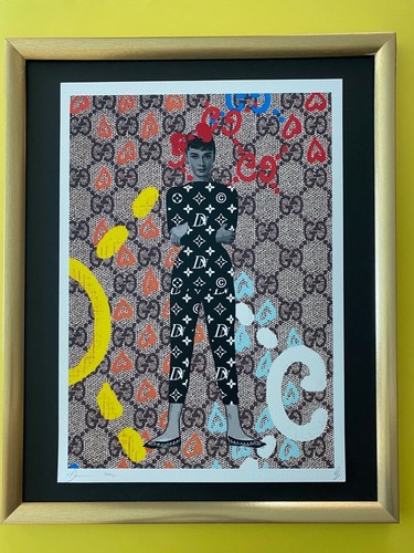 Death nyc hand signed print - death,
