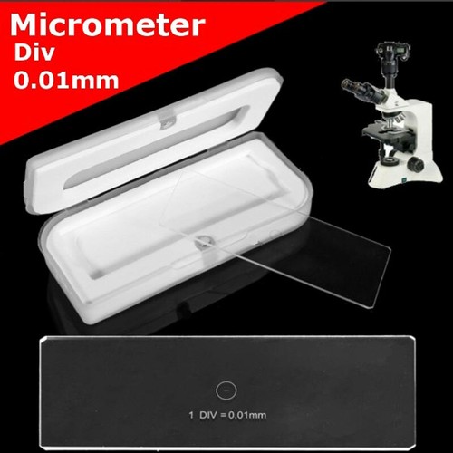 Micrometer calibration slide - calibration,