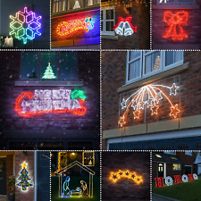 Christmas LED Light Figures Indoor Outdoor Decoration - Various Sizes & Shapes