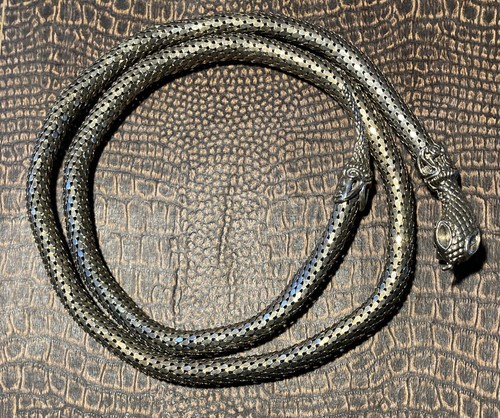 Vintage 1960 snake belt or - vintage,