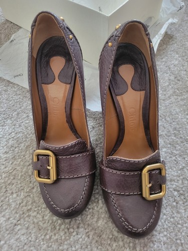 Chloe vintage brown - brown, buckle