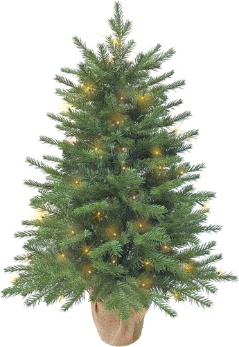 Pre lit mini christmas tree - mini,
