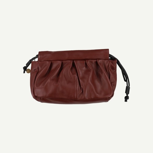 Reiss womens red leather bag - red,