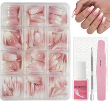 240Pcs French Ombre Press on