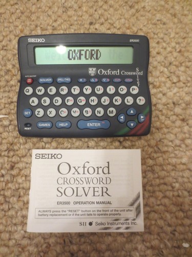 Seiko er3500 oxford crossword - er3500,