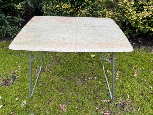 Vintage folding laminate table - vintage,