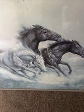 Ruane  Manning  original  print horses running free