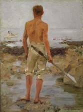 Henry Scott Tuke Signed Oil