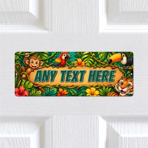 Personalised jungle animals - personalised,