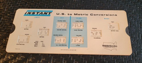 Vintage instant metric - vintage,