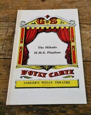 Vintage Sadlers Wells Theatre