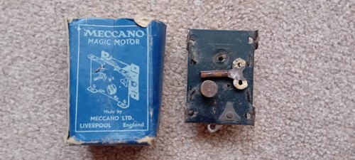 Meccano clockwork motor