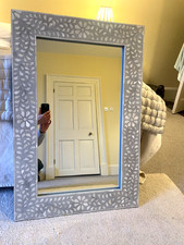 Indian Bone Inlay Mirror -