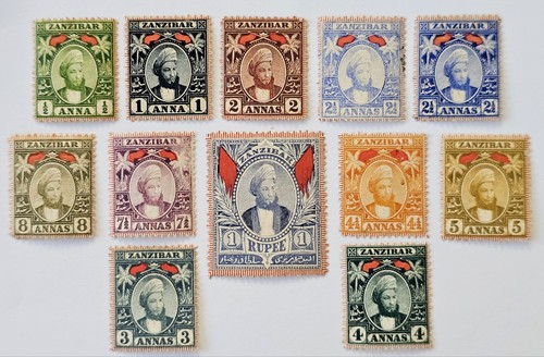 Zanzibar classics 1896 lot - classics, 1896-98