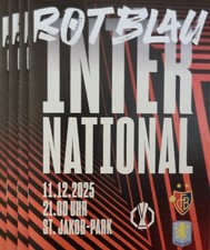 2025 FC BASEL v ASTON VILLA