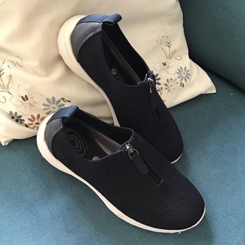 Ladies black pavers zip - ladies,