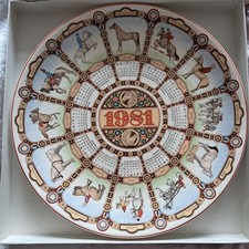 Wedgwood Horses 1981 Calendar Plate Eleventh Series
