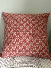 Susie Watson Rose Sprig Fabric Cushion Cover  45cm   Plain Susie Watson Back