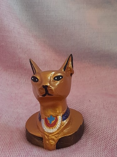 Golden head bastet cat - golden,