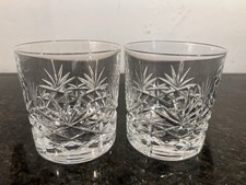 Pair of Vintage Cut Crystal