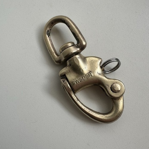 95mm sweden brass swivel eye - brass,