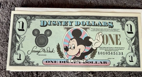 Mickey disney one dollar - dollar, 1994