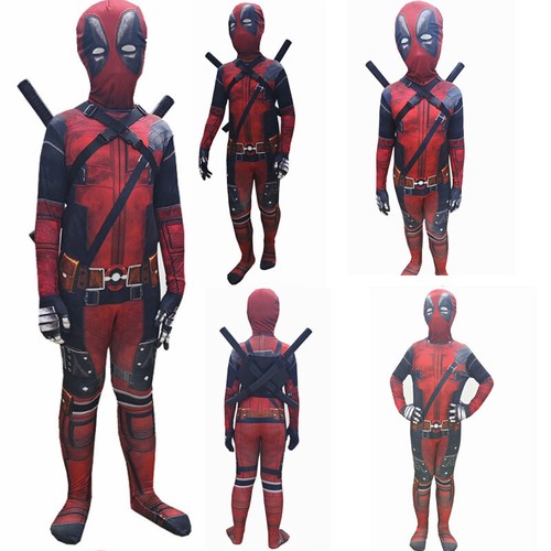 Kids deadpool costume cosplay - deadpool,