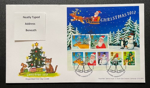2012 christmas mini sheet - christmas, rm