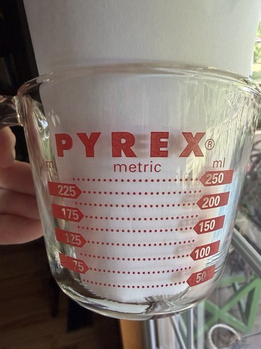 Pyrex vintage cup glass - vintage,