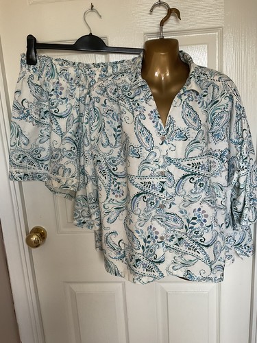 Next ivory blue green linen - next,