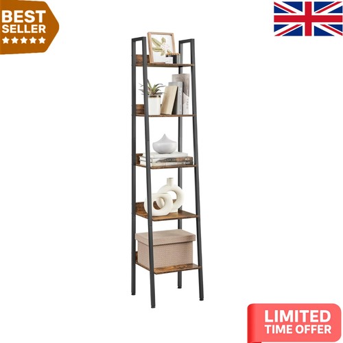 Versatile tier ladder shelf - 5-tier,