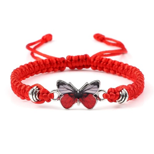 Butterfly braided bracelet for - butterfly,