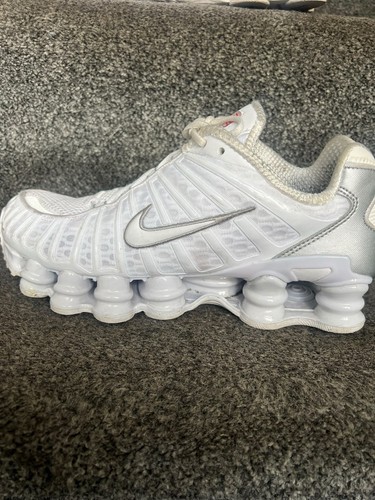 Nike shox white - nike, silver