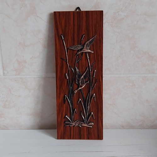 Vintage flying birds reeds - vintage,