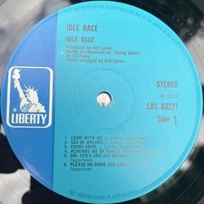 IDLE RACE LP 1969 UK Blue