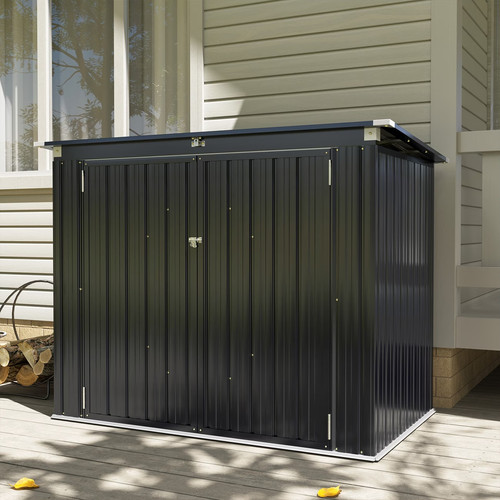 Patio double door - patio, black