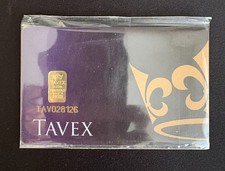 Tavex 25g 9999 gold bar - 0.25g,