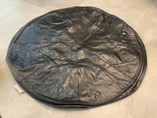 Brand new Black real leather bean bag with defect